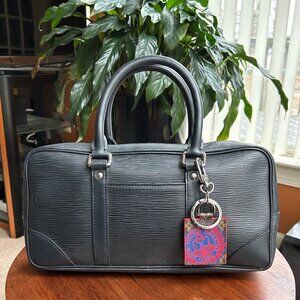 LOUIS VUITTON Epi East-West Satchel Bag Black 👜RARE